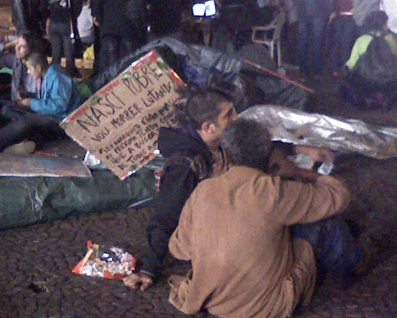“nasci pobre, vou morrer lutando” #AcampaSampa #15O